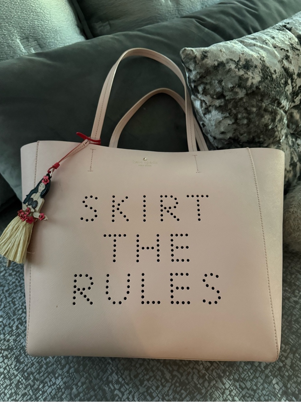 Kate Spade - Skirt The Rules Pink Tote Bag
